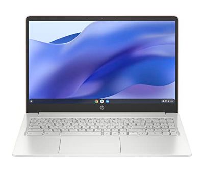 HP - PC Chromebook 15a-na0000sl, Intel Celeron N4500, 8GB RAM LPDDR4, eMMC 128 GB, 15,6-calowy wyświetlacz HD, IPS, Bezrefleksyjny, Karta graficzna Intel® UHD 600, Wi-Fi, Kamera internetowa HD, ChromeOS, Złoto różowe