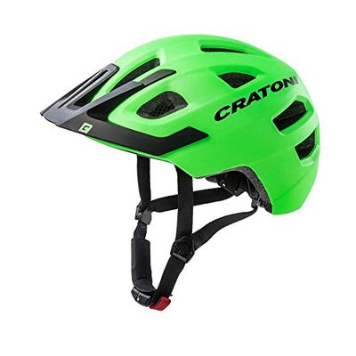 Cratoni Childrens Maxster Pro fietshelm voor kinderen, 111608C2, kalk/zwart mat, S-M