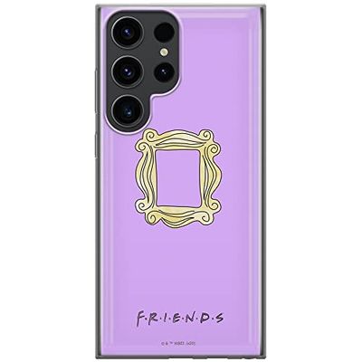 ERT GROUP mobiel telefoonhoesje voor Samsung S23 ULTRA origineel en officieel erkend Friends patroon 006 optimaal aangepast aan de vorm van de mobiele telefoon, hoesje is gemaakt van TPU