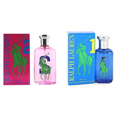 Ralph Lauren - Big Pony 2 Pink Woman EDT 100 ml & Big Pony Blue, Wood, 100 ml