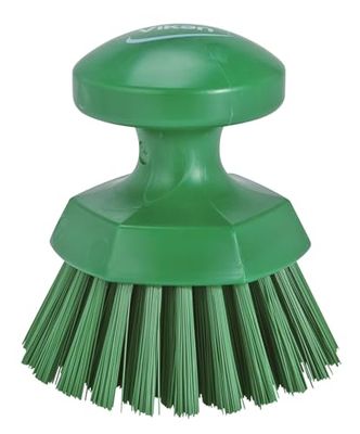 Vikan handhållen skrubbborste, polypropylen, polyester borst, 3885, gRÖN, 1