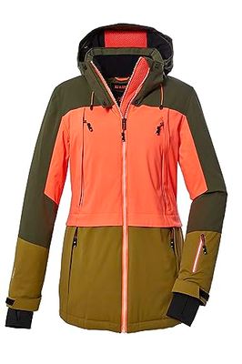 Killtec Ksw 91 Wmn - Giacca da sci da donna, con cappuccio rimovibile e paraneve
