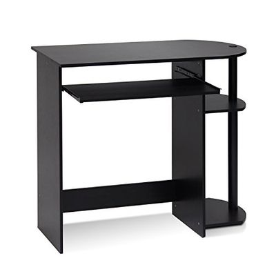 Furinno Bureaux d'Ordinateur, Bois, Expresso/Noir, Taille Unique, Espresso, One Size