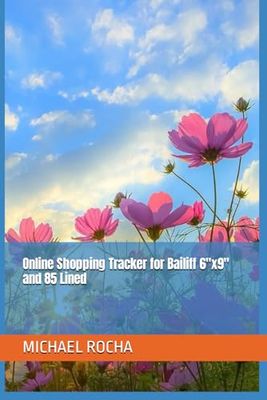 Online Shopping Tracker for Bailiff 6"x9" and 85 Lined