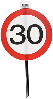 CREATIVE Folat Panneau de signalisation pour 30e Anniversaire 26 x 52 cm