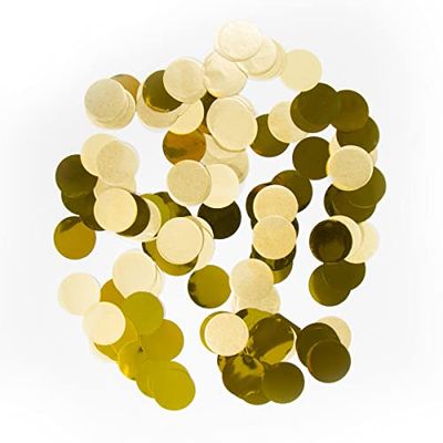 Folat - Goudkleurige Confetti Groot - 14 gram