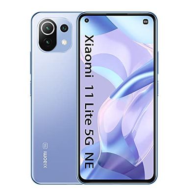 Xiaomi 11 Lite 5G NE - Smartphone 6,55” FHD+AMOLED DotDisplay, Qualcomm® Snapdragon™ 778G, Triple Cámara de 64MP+8MP+5MP, 4250mAh Akku,8+128GB Bubblegum Blue