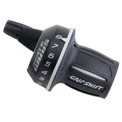 SRAM Sram 3.0 Shifter 8 Speed Grip Achter Shift 1:1 Bedieningsverhouding, Zwart