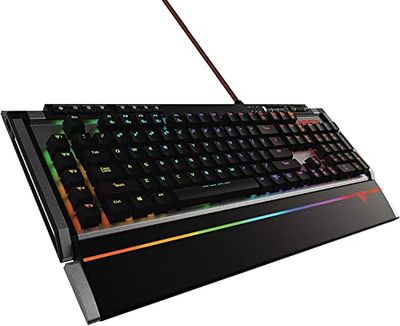 Patriot Memory Viper V770 RGB Teclado mecánico para Juegos con Teclas Multimedia con interruptores Rojos Kailh - Teclado QWERTY francés