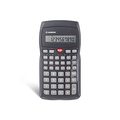 Osama Vetenskaplig kalkylator med 56 funktioner, svart