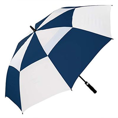 Premium Windbestendige Golf Paraplu Auto Open, marineblauw, Klassiek