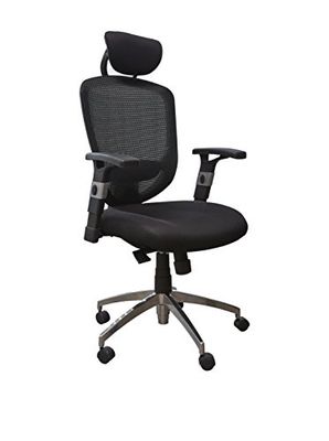 Demeyere 13Casa - Lawyer A22 - Poltrona ufficio. Dim: 63,5x65x120 h cm. Col: Nero. Mat: Polipropilene.