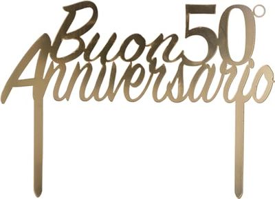 Cake Topper 50º aniversario plex