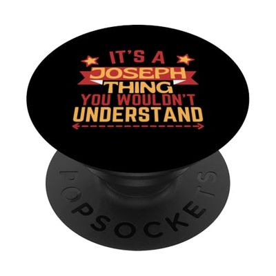 Regalo divertido con nombre de Joseph para Joseph PopSockets PopGrip Adhesivo