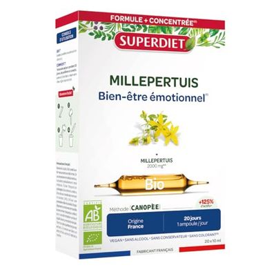 Super Diet : MILLEPERTUIS BIO 20X15ml