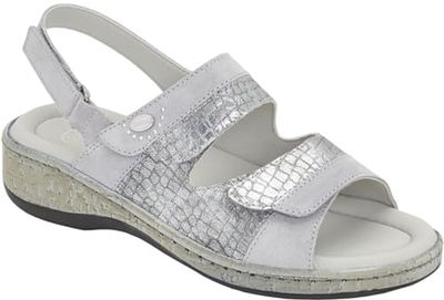 Scholl Marinella Sandalo, Donna, Grigio Chiaro, 39 EU