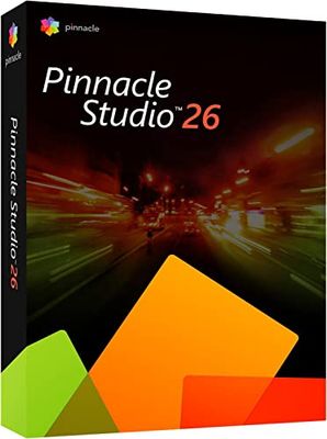 Pinnacle Studio 26 | Video Editing Software | Value-packed video editor | Perpetual | Standard | 1 Device | 1 User | PC | Code [Delivery]