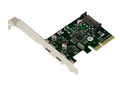 KALEA-INFORMATIQUE Scheda controller PCI Express PCIe a USB 3.1 10GB 2 porte esterne Tipo C con chipset ASM1142