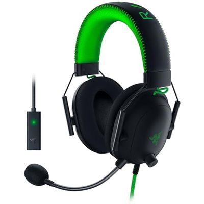 Razer BlackShark V2 - Premium Esports Gaming Headset (TriForce 50 mm Drivers, HyperClear Cardiod Mic, Advanced Passive Noise Cancelation, THX Spatial Audio) Special Edition