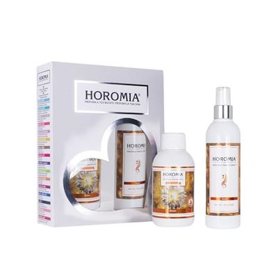 HOROMIA Horotwins Parfumer 250 ml et Deo Tissus Spray 250 ml – Coffret cadeau Elixir