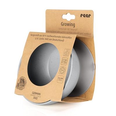 Growing bol éducatif avec ventouse, gris