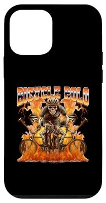 Bicycle Polo Player Team Skeleton Skull 90s Bootleg Style Case for iPhone 12 mini