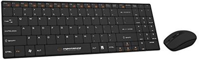 Esperanza EK122K Clavier RF sans Fil QWERTY Noir
