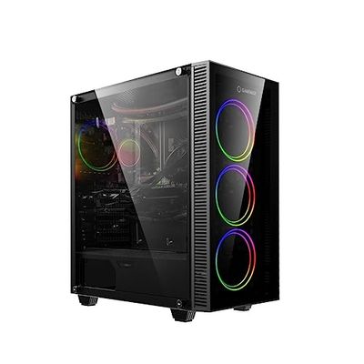 Hyrican Draco XD 6997 AMD Ryzen 7 7700X, 16 GB DDR5 RAM, 1 TB M.2 SSD, NVIDIA RTX 4070 (12 GB GDDR6X), AIO vattenkylning,