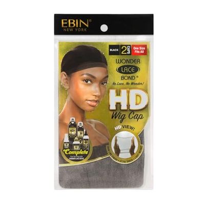 EBIN Wonder Lace Bond HD Wig Cap - Black