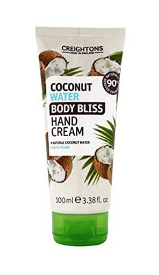 Creightons Body Bliss Coconut Water Hand Cream (100ml) - Invigorate your senses with refreshing coconut water, made with 90%+ naturally derived ingredients, Cruelty Free & Vegan Friendly