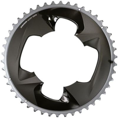 SRAM Route 107Bcd 2X12 Force avec Plaque De Couverture Chainring Unisex-Adult, Gris Polaire, 48T