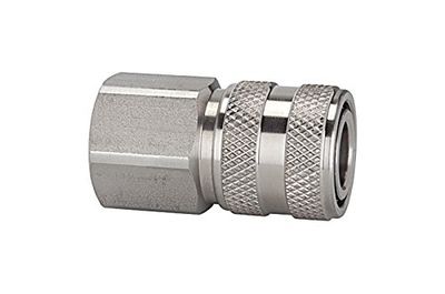 RIEGLER 107338-243.122 Snabbkopplingsanslutning NW 7,2, rostfritt stål 1.4301, G 3/8 IG, 1 st