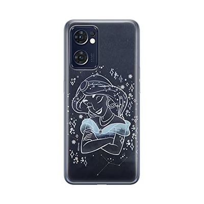 ERT GROUP mobiltelefonfodral för Oppo RENO 7 5G originalt och officiellt licensierat Disney mönster Jasmine 007 optimalt anpassad till formen på mobiltelefonen, fodral tillverkad av TPU-plast