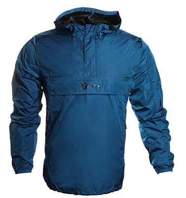 Inter Anorak Coupe Vent Veste d'extérieur Enfant, Bleu, 4