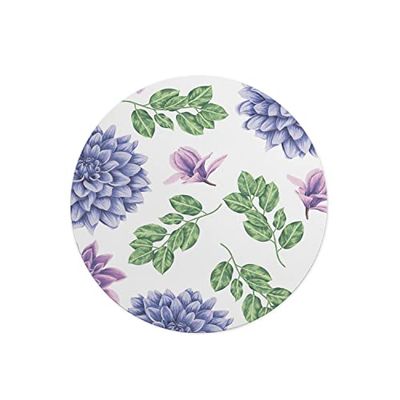 Questo Casa, Round Digital Printed Mouse Pad, Non-Slip Base, for Office and Home, Diameter:22cm