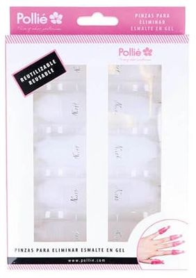 Clip rosa Soak Off Remover 10 pz