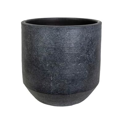 Romimex Macetero Gris Cerámica 29 x 28 x 29 cm