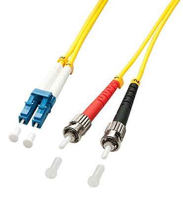 LINDY 47466 LWL-Duplexkabel LC/ST OS2 20m