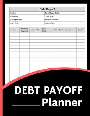 Debt Payoff Planner Book (8.5 x 11 Inches): Logbook for Budgeting, Expense Tracking, and Financial Freedom