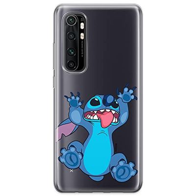 ERT GROUP mobiel telefoonhoesje voor Xiaomi MI NOTE 10 Lite origineel en officieel erkend Disney patroon Stitch 020 optimaal aangepast aan de vorm van de mobiele telefoon, gedeeltelijk bedrukt