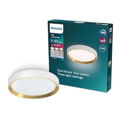 Philips Hanno soffitto SceneSwitch, rotondo, 24W, 2800Lm, 4000K, bianco, IP20