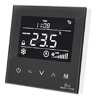 MCO Home Fan Coil Thermostat with 4 Pipe Edition - preto