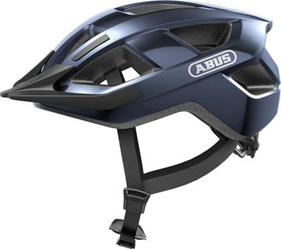 ABUS Aduro 3.0 LED, Casco da Bicicletta Unisex Adulto, Blu (Midnight Blue), S (51-55 cm)