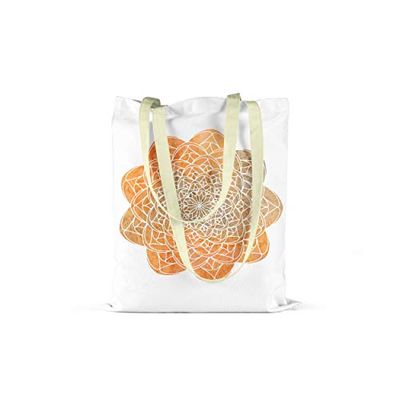Bonamaison, Bolso De Mano Impreso, Bolso de la Compra Reutilizable, Bolso De Compras, Lavable a Máquina, Ecológico, Plegable, Bolso de Tela de Lona con Asas, 34X40 Cm - Diseñado y Fabricado en Turquía