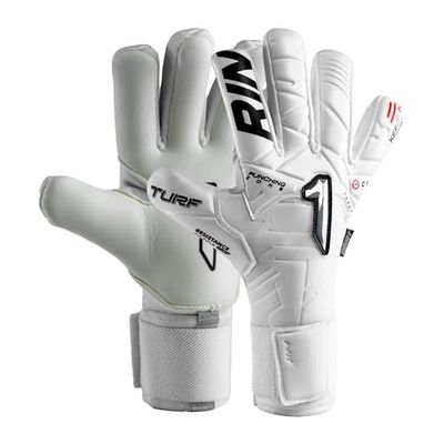 Rinat Kratos Turf White keepershandschoen voor volwassenen, wit, maat 10