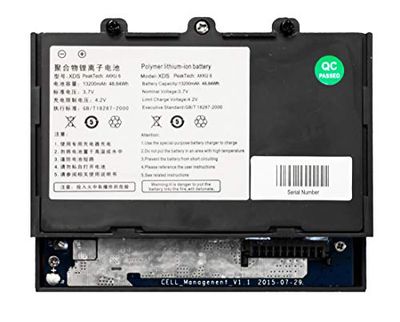 PeakTech - Batteria 6 Li-Po 3,7 V-13200 mA/h per oscilloscopio di memoria digitale