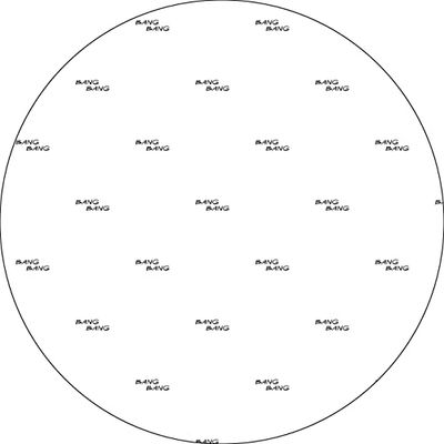 Bonateks, Ronde digitaal bedrukte muismat, antislip onderkant, voor kantoor en thuis, diameter: 22 cm