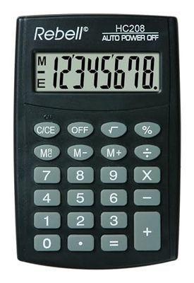 Rebell HC208 fickminiräknare