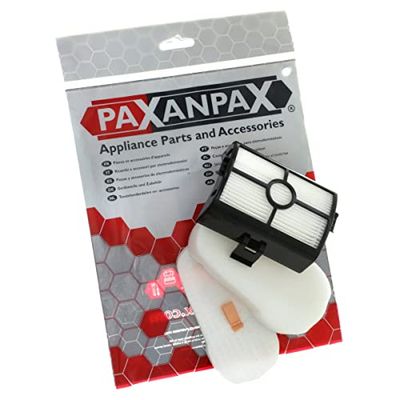 Paxanpax 27-SK-14 Compatible for Shark HZ500 Series Vacuum Cleaner HEPA Filter Kit, White