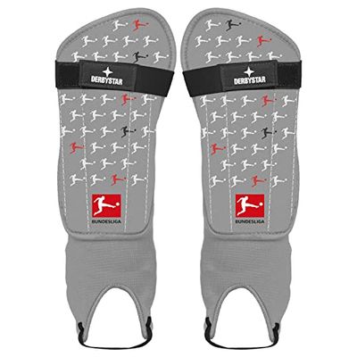 Derbystar Skinskydd – 853004 benskydd grå/svart/röd XS